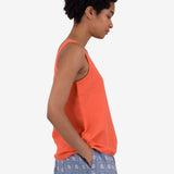 Scoop Back Vest - Coral