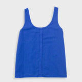 Scoop Back Vest - Washed Cobalt