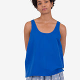 Scoop Back Vest - Washed Cobalt