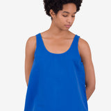 Scoop Back Vest - Washed Cobalt