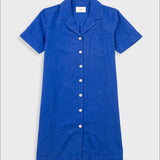 Shirt Dress - Washed Cobalt