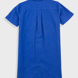 Shirt Dress - Washed Cobalt