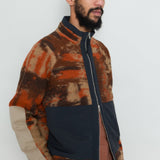 Signal Fleece - Rust Multi Jacquard