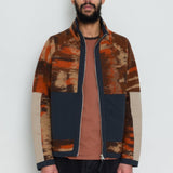 Signal Fleece - Rust Multi Jacquard