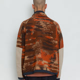 Signal Fleece - Rust Multi Jacquard