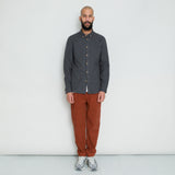 Relaxed Fit Shirt - Slate Flannel