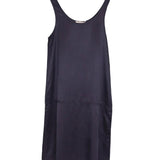 Slip Dress - Coal Satin