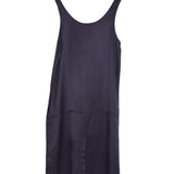 Slip Dress - Coal Satin