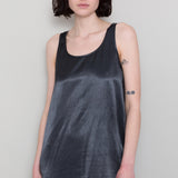 Slip Dress - Coal Satin