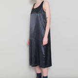 Slip Dress - Coal Satin