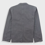 Wide Fit Blazer - Charcoal Hemp Canvas