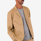 Wide Fit Blazer - Sand