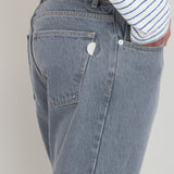 5 Pocket Trouser - Silver Denim