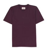 Contrast Sleeve T-Shirt - Black Cherry