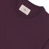 Contrast Sleeve T-Shirt - Black Cherry