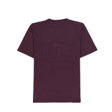 Contrast Sleeve T-Shirt - Black Cherry