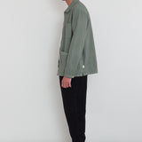 Meyer Shirt Jacket - Dark Sage Herringbone