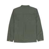 Meyer Shirt Jacket - Dark Sage Herringbone