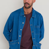 Meyer Shirt Jacket - Herringbone Denim