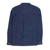 Patch Overshirt - Steel Blue Moleskin