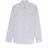 Relaxed Fit Shirt - Ice Blue Textured Stripe