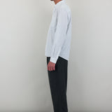 Relaxed Fit Shirt - Ice Blue Textured Stripe