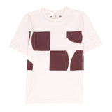 Relaxed T-Shirt - Ecru Tile Print KG