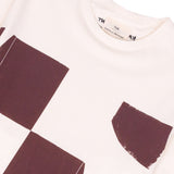 Relaxed T-Shirt - Ecru Tile Print KG