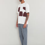 Relaxed T-Shirt - Ecru Tile Print KG