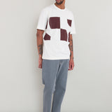 Relaxed T-Shirt - Ecru Tile Print KG