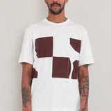 Relaxed T-Shirt - Ecru Tile Print KG