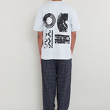 Relaxed T-Shirt - Ice Blue Icon Print KG