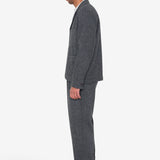 Wide Fit Blazer - Charcoal Wool Melange