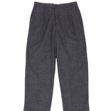 Wide Fit Trouser - Charcoal Wool Melange