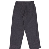 Wide Fit Trouser - Charcoal Wool Melange