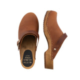 Kitty Clogs - Low Klassisk With Strap - Earth