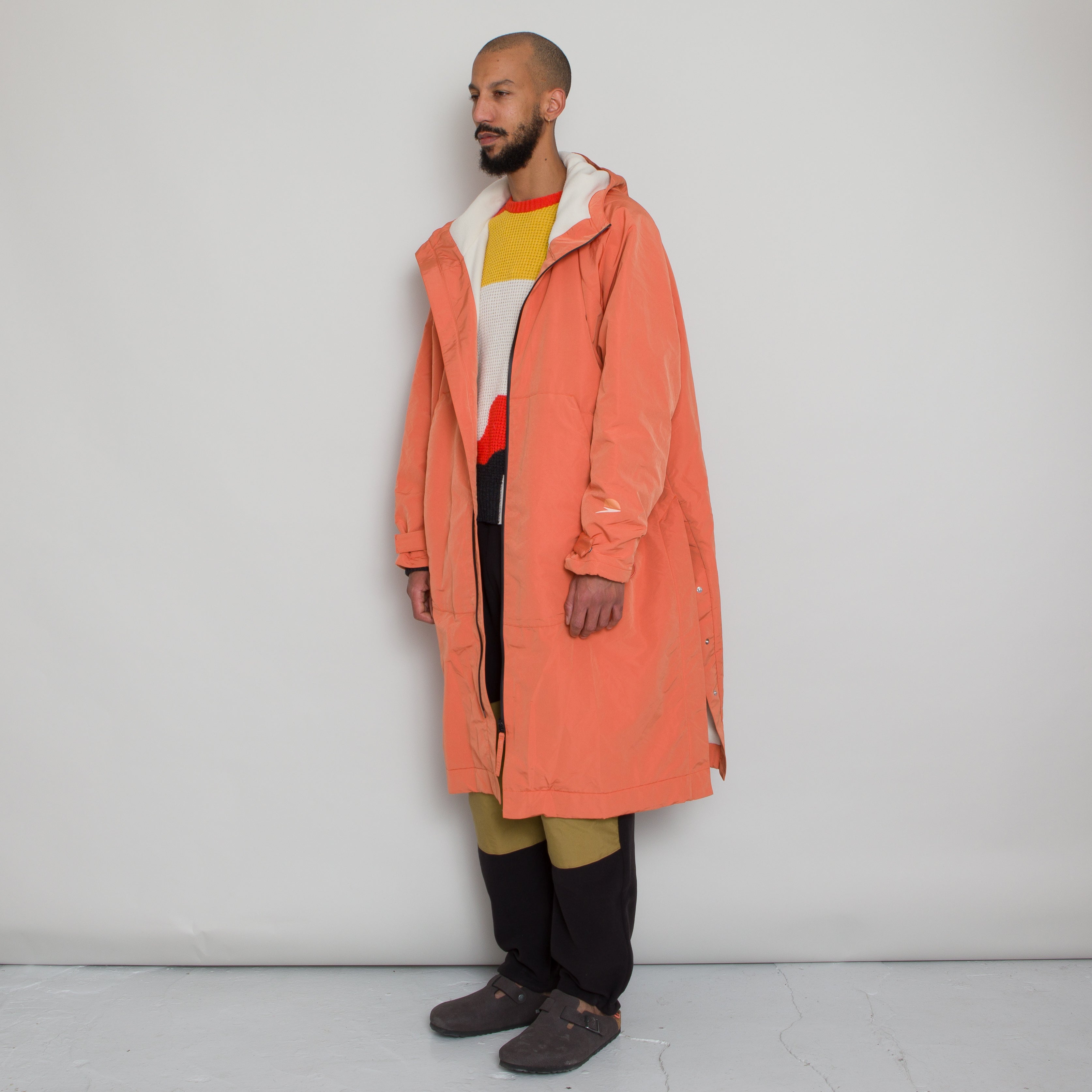 Folk | Folk x Speedo Warm Up Parka - Burnt Red