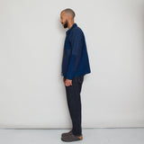 Folk | Wadded Curve Jacket - Indigo Patch Work