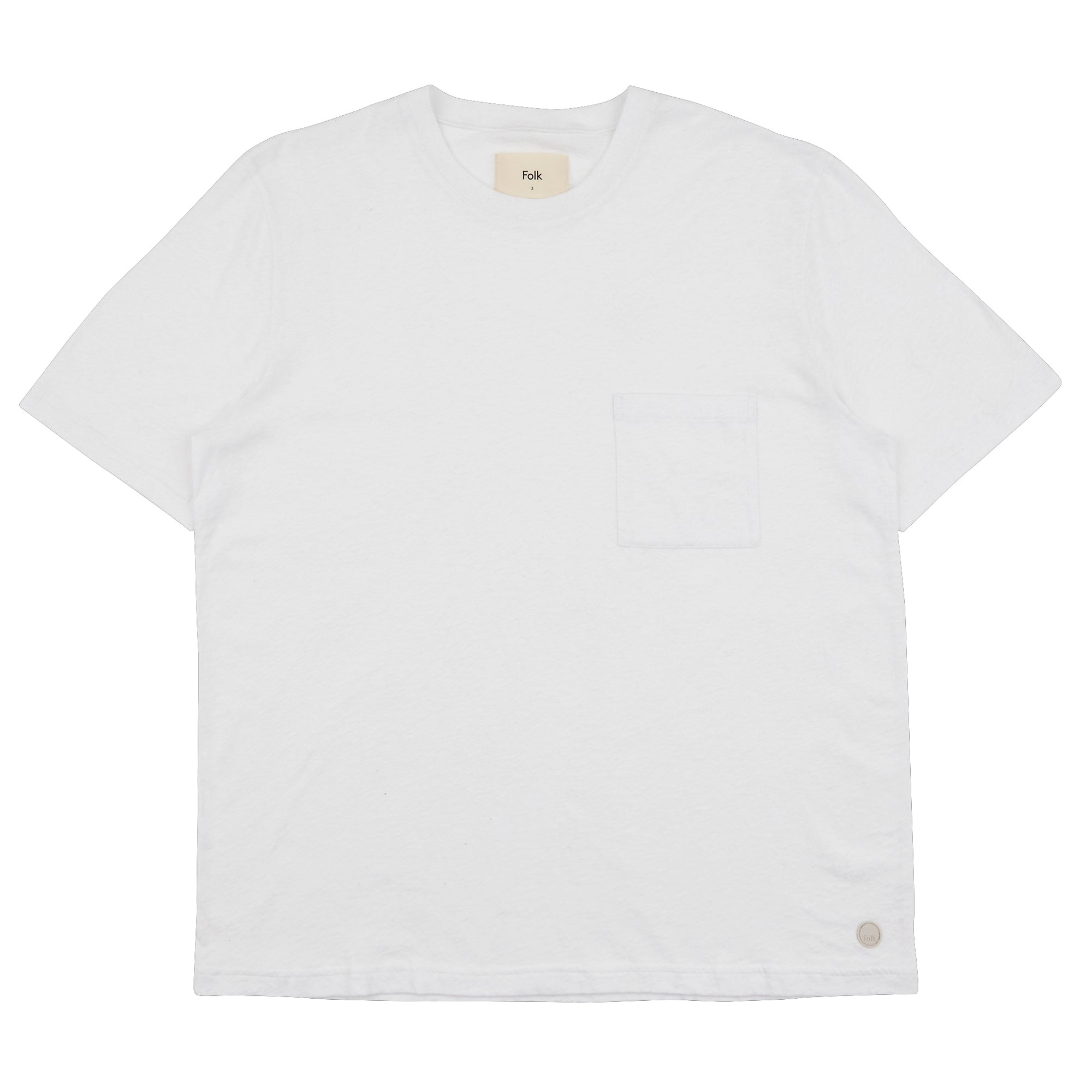 Pocket Nep Assemby Tee - White – Folk