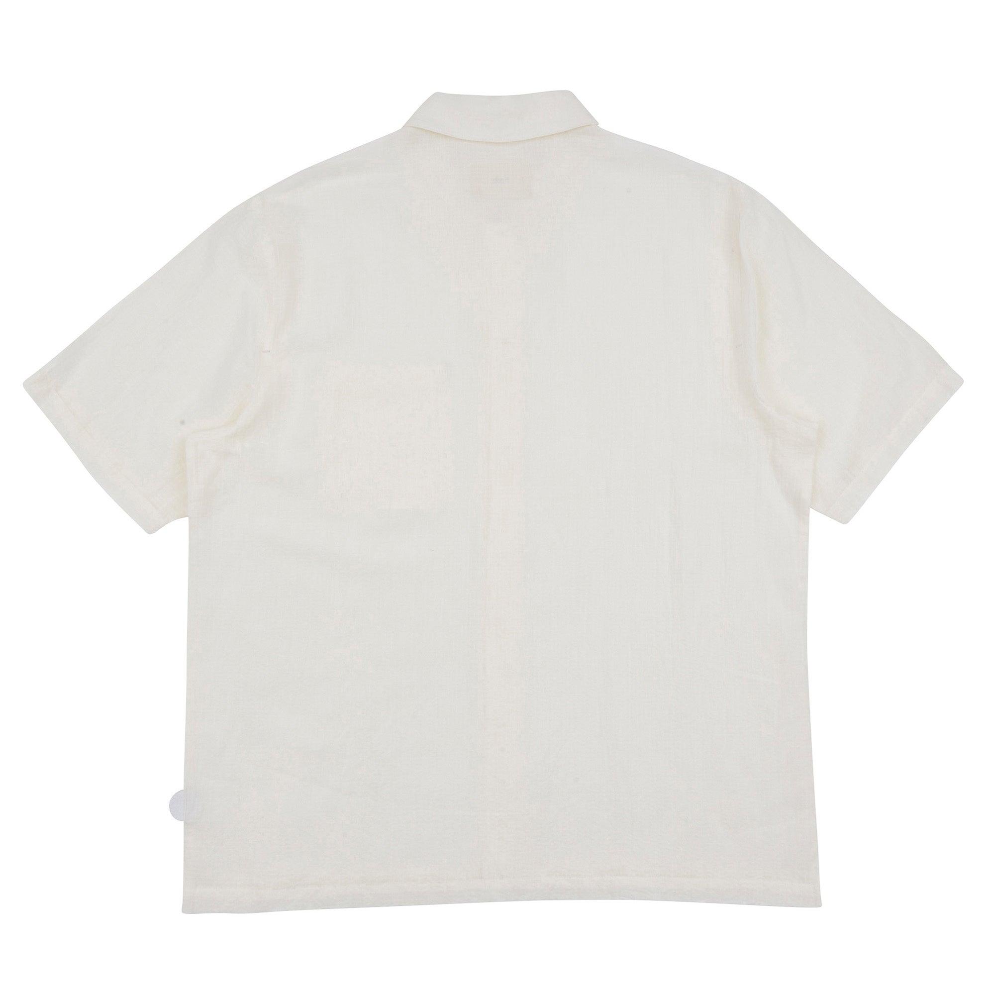 Gabe Shirt - Ecru Linen Grid – Folk