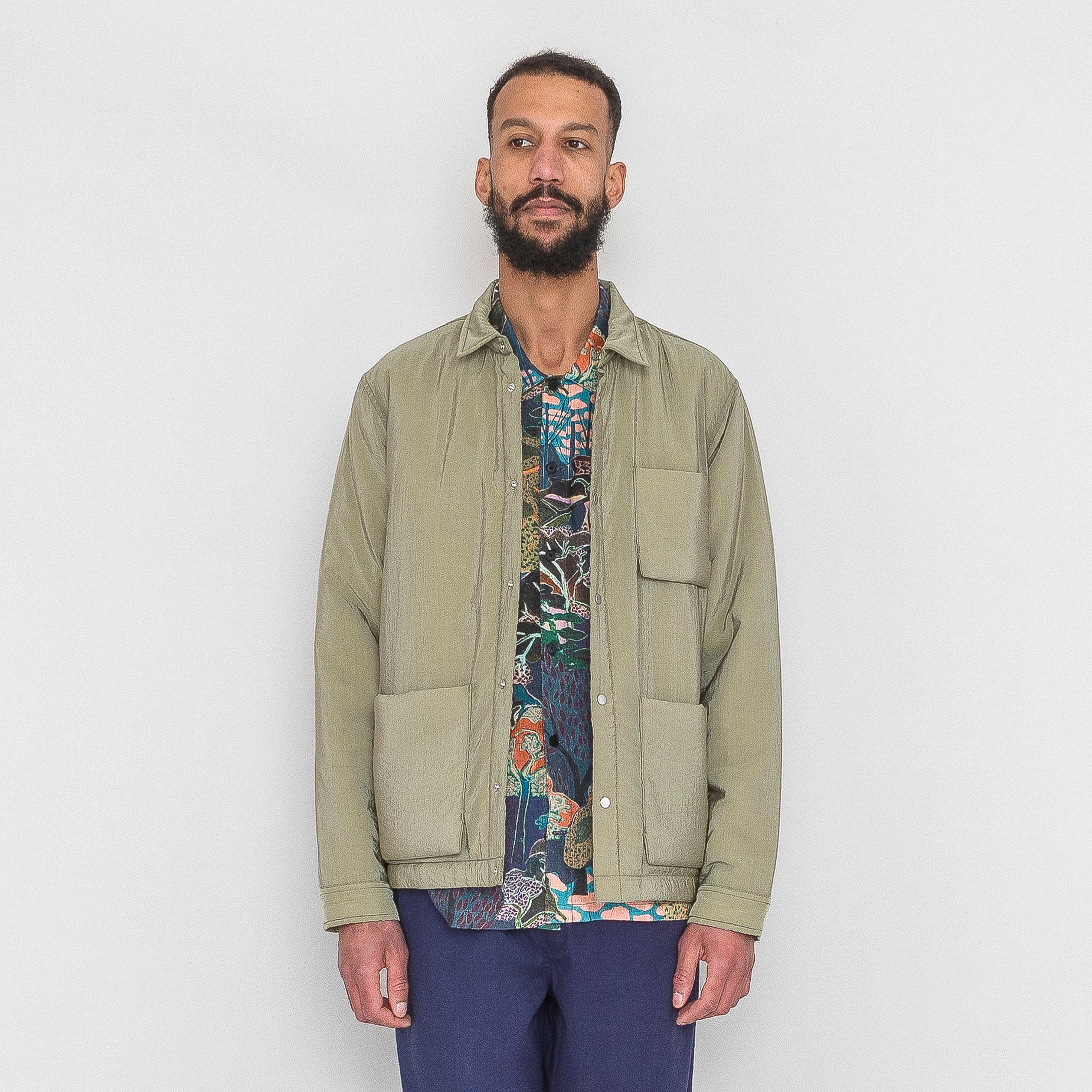 Folk | Wadded Assembly Jacket - Sage Green