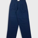 Wide Fit Trouser - Navy Topstitch