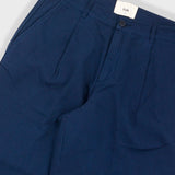 Wide Fit Trouser - Navy Topstitch