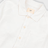 Raglan Shirt - White Dropstitch Waffle