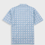 Gabe Shirt - Blue Tile Tapestry