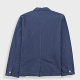 Wide Fit Blazer - Soft Navy Herringbone