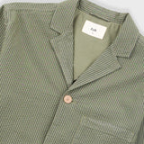 Wide Fit Blazer - Sage Overdyed Stripe