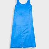 Slip Dress - Cobalt Satin