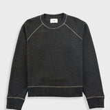 Engineered Raglan Sweat - Charcoal