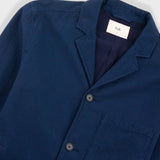 Wide Fit Blazer - Navy Topstitch